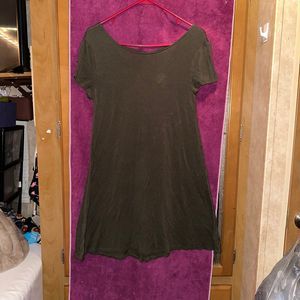 Green Piko Style Dress